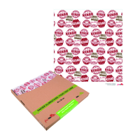 Carta bianca con decorazione kebab, in scatola dispenser