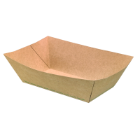 Barchetta in cartone kraft laminato in PE antiunto
