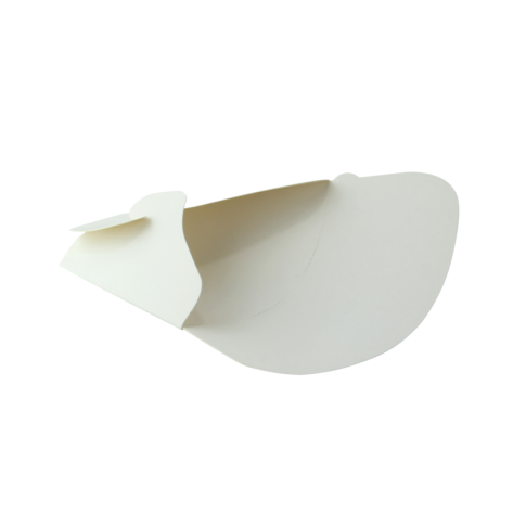 Tasca per crepes triangolare in cartone bianco