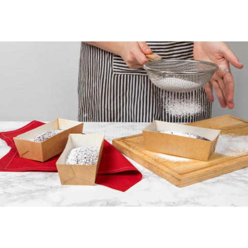 Stampo da forno in cartone con microcanule