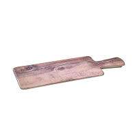 Tagliere rettangolare in melamine decoro in legno con manico 5500ml   H16mm