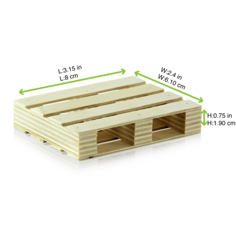 Mini bancale in legno