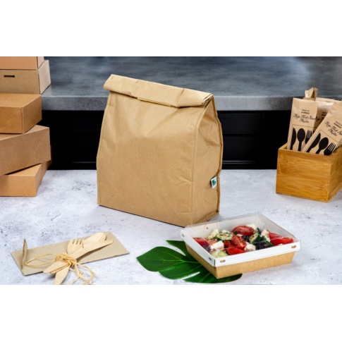 Borsa da pranzo isotermica con chiusura in velcro    H350mm