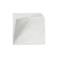 Sacchetto tascabile bianco ingraissibile oleato aperto 2 lati 11x11cm-x1000pz