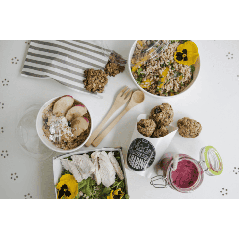 Contenitore "Deli" tondo in cartone kraft