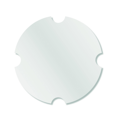 Coperchio piatto in cartone bianco per contenitore pollo