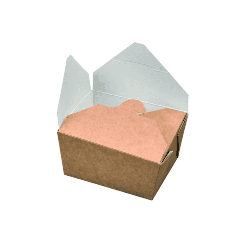 Lunchbox in cartone kraft con chiusura a incastro
