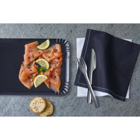 Coltello da tavola in acciaio inox con fodero, da lavare prima dell'uso