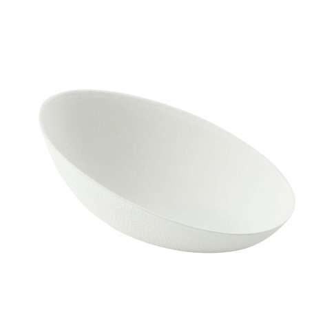 Fingerfood in polpa di canna da zucchero, ovale 80x52mm H29mm