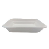 Vaschetta in polpa termosaldabile 2 scomparti (PAP21) 227x178mm H45mm 1060ml