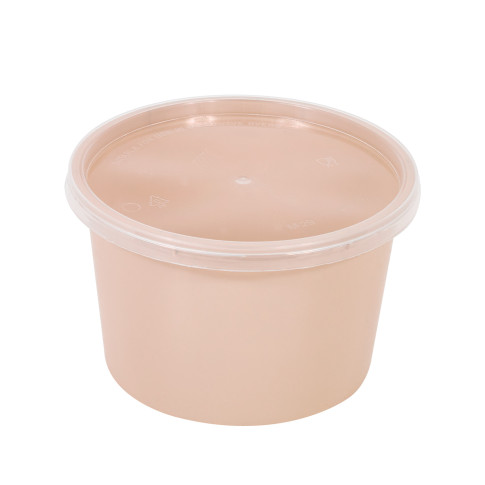 "Reemp" ciotola ovale in PP con coperchio trasparente da 600 ml di capacità, unità di vendita composta da 150 pz (suddivisione