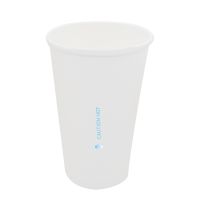 Bicchiere cartone bianco (PAP20)  H91mm 200ml