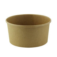 Insalatiera Buckaty in cartone kraft plastic-free (C/PAP 81)  H48mm 480ml
