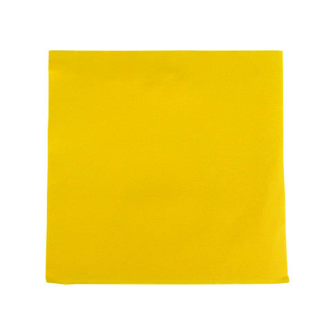 Tovagliolo giallo micropoint a 2 strati  380x380mm