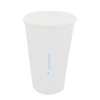 Bicchiere cartone bianco (PAP20)  H79mm 170ml