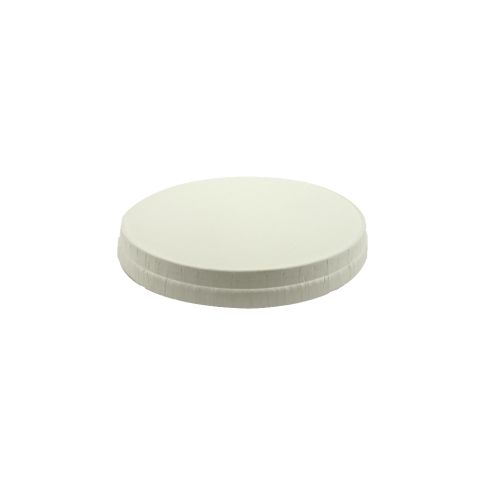 Coperchio di cartone bianco senza plastica 230ml 90mm