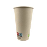 Bicchiere cartone e fibra di bambù (PAP20)H136mm 460ml