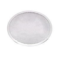 Griglia per pizza rotonda in alluminio con base forata  H4mm