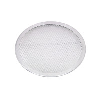 Griglia per pizza rotonda in alluminio con base forata  H4mm
