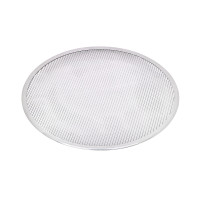 Griglia per pizza rotonda in alluminio con base forata  H4mm