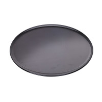 Vassoio/piastra nera per della pizza in alluminio anodizzato  H8mm