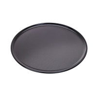 Vassoio/piastra nera per della pizza in alluminio anodizzato  H8mm