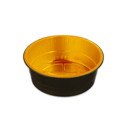 Opseal Aluminium pot black/gold   H55mm 800ml