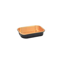 Opseal Aluminum tray black/gold 161x110mm H38mm 475ml