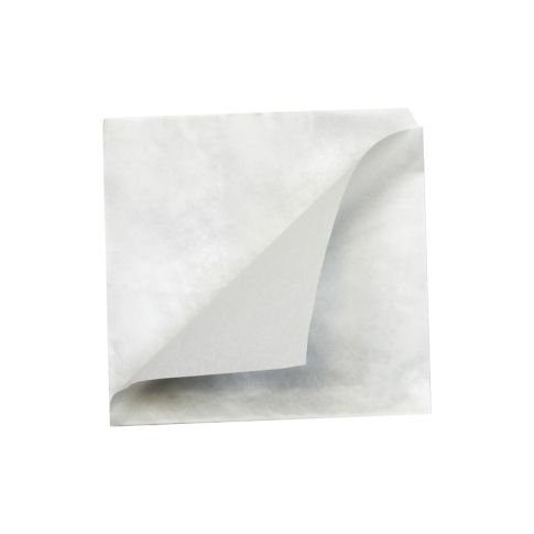 Sacchetto bianco antigrasso in carta bianco aperto su due lati (PAP22) 340x85mm