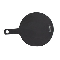 Pannello in fibra di legno rotondo nero Phoenix  288x203mm H6mm