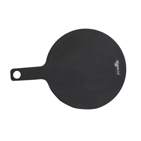 Pannello in fibra di legno rotondo nero Phoenix  288x203mm H6mm
