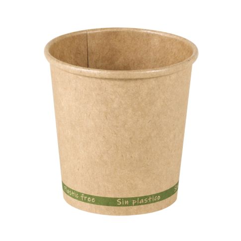 Bicchiere cartone kraft ZEN plastic-free (PAP20)H57mm 72ml