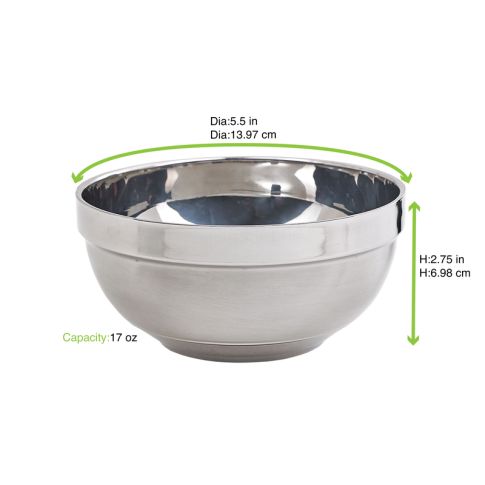 Ciotola NoxBox in acciaio inox (FE40)H70mm 500ml