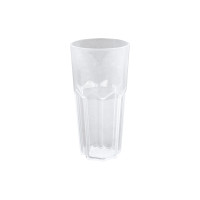 "Cupoly" Bicchiere a faccetta riutilizzabile in PP   H127mm 240ml