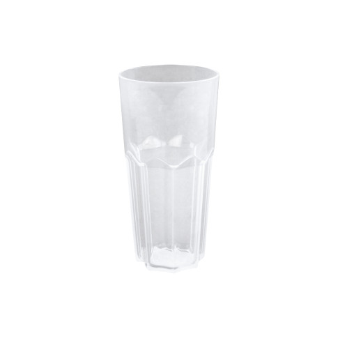 "Cupoly" Bicchiere a faccetta riutilizzabile in PP   H127mm 240ml