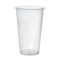 Tazza per tè alle bollicine in PP trasparente stampato a iniezione  H135mm 500ml