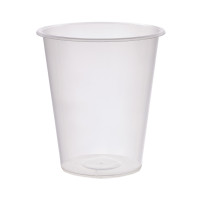Tazza per tè alle bollicine in PP trasparente stampato a iniezione  H99mm 360ml