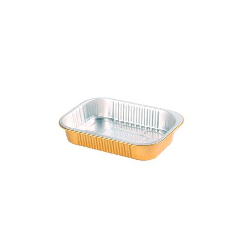 Opseal Vaschetta in alluminio esterno oro / interno argento 161x110mm H30mm 320ml