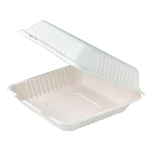 Conchiglia in polpa di canna da zucchero 220x204mm H84mm 850ml