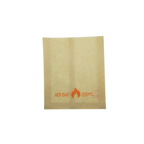 Sacchetto in carta scura kraft, speciale per forno 170x40mm H200mm