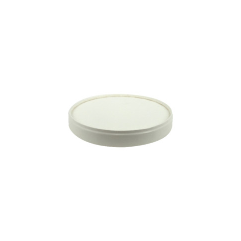 Coperchio di cartone bianco senza plastica