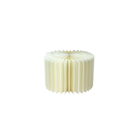 Espositore pieghevole bianco con vassoio in acrilico  H200mm