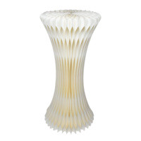 Tavolo pieghevole bianco illuminato con piano in acrilico  H1 000mm