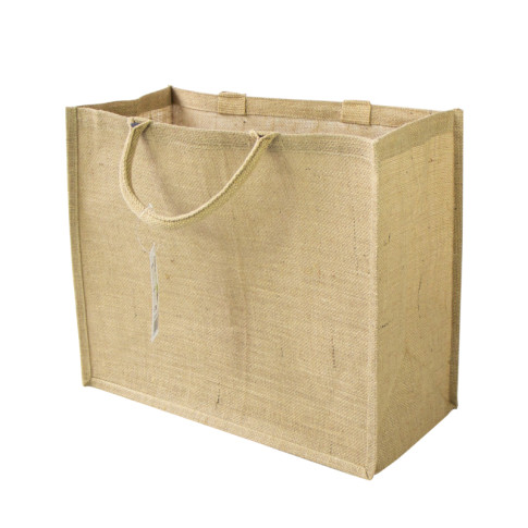 Borsa di iuta marrone 450x220mm H370mm