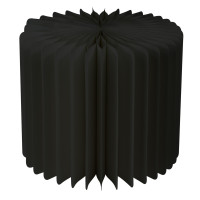 Espositore pieghevole nero con vassoio in acrilico  H400mm