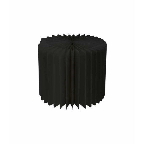 Espositore pieghevole nero con vassoio in acrilico  H200mm