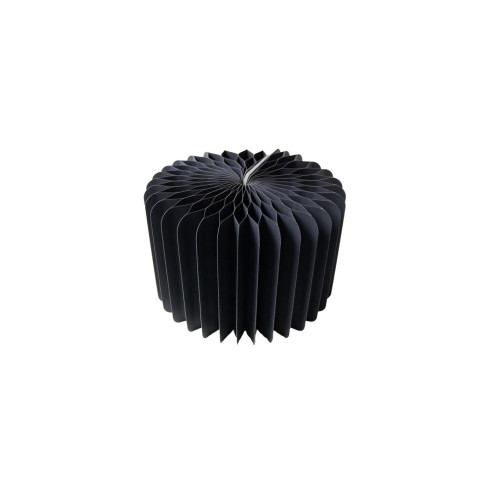 Espositore pieghevole nero con vassoio in acrilico  H200mm