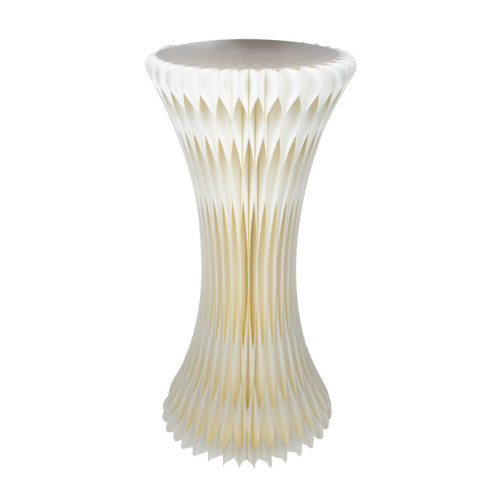 Tavolo pieghevole bianco illuminato con piano in acrilico  H1 000mm