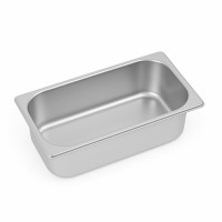 Vassoio GN in acciaio inox 1/3 H 6,5 cm 325x176mm H65mm