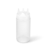 Spremiagrumi trasparente a 3 punta, plastica senza BPA  H185mm 230ml